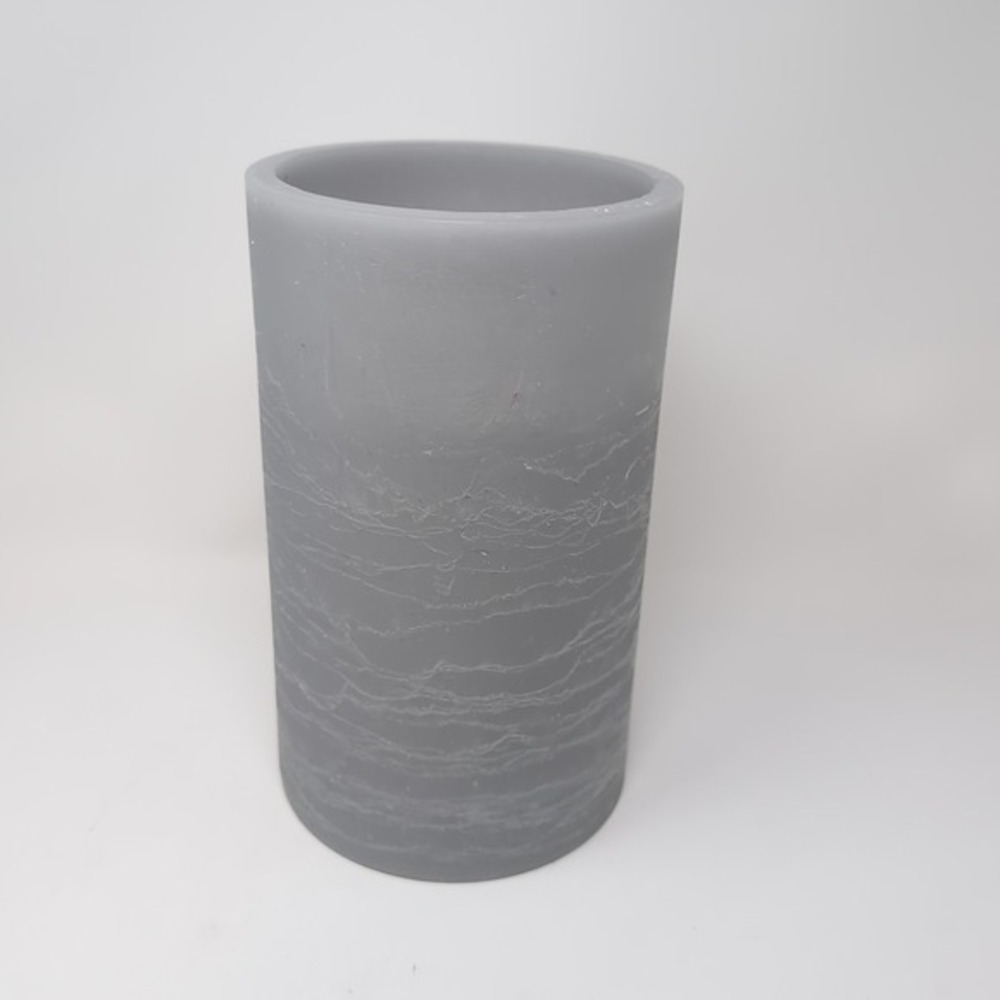 Home Reflections Flameless 6" x 10" Jumbo Candle Decor with Remote Control Gray - Picture 4 of 7